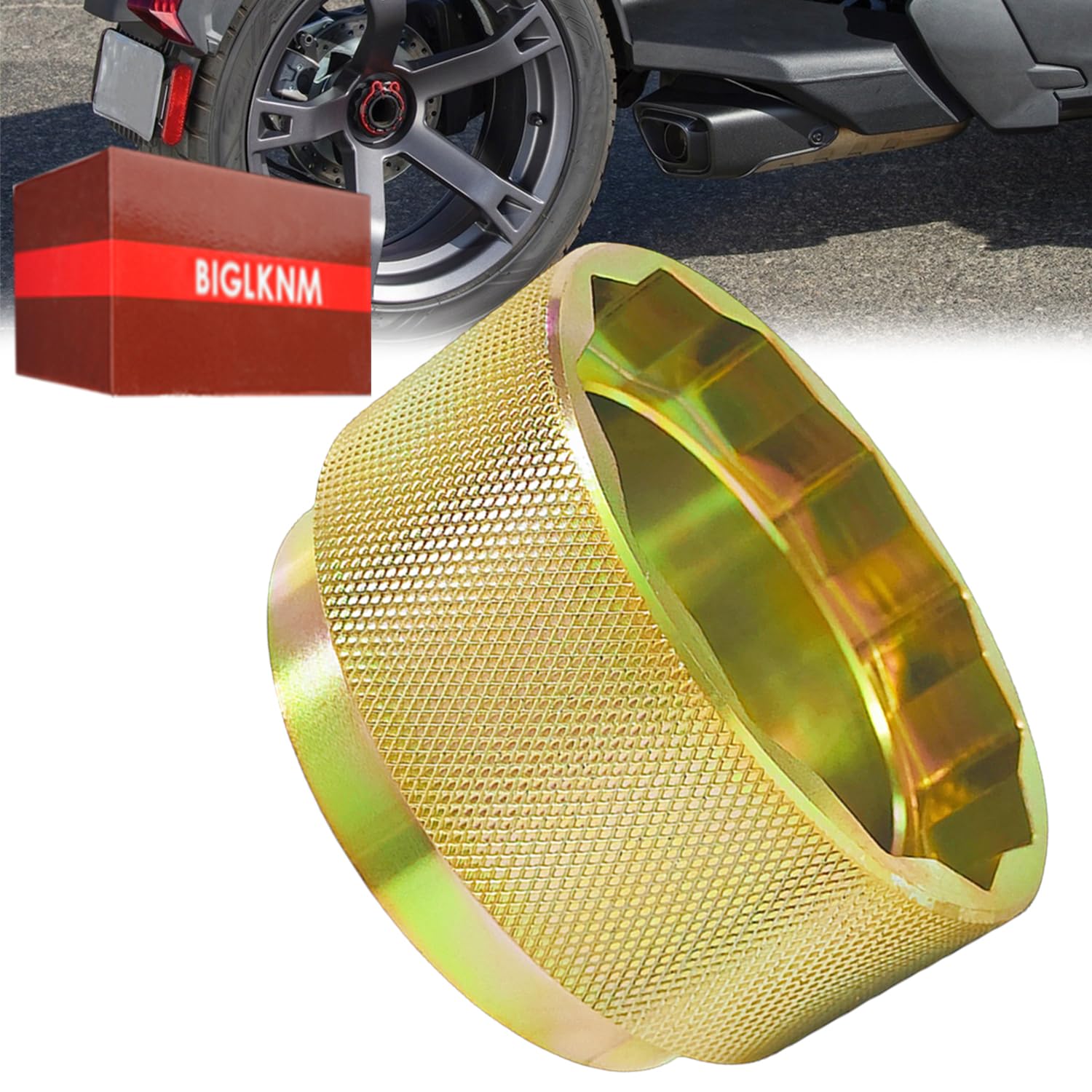 BIGLKNM wheel nut socket fits Ryker 600/900 for secure fitment.