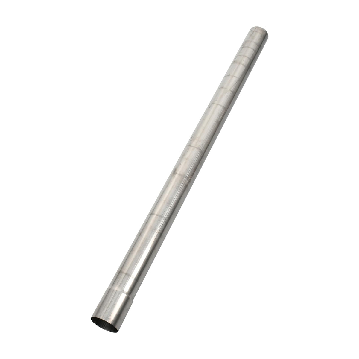 BIGREAT 409 steel 3in exhaust pipe side view; sturdy straight mandrel design for easy install.