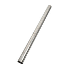 BIGREAT 409 steel 3in exhaust pipe side view; sturdy straight mandrel design for easy install.