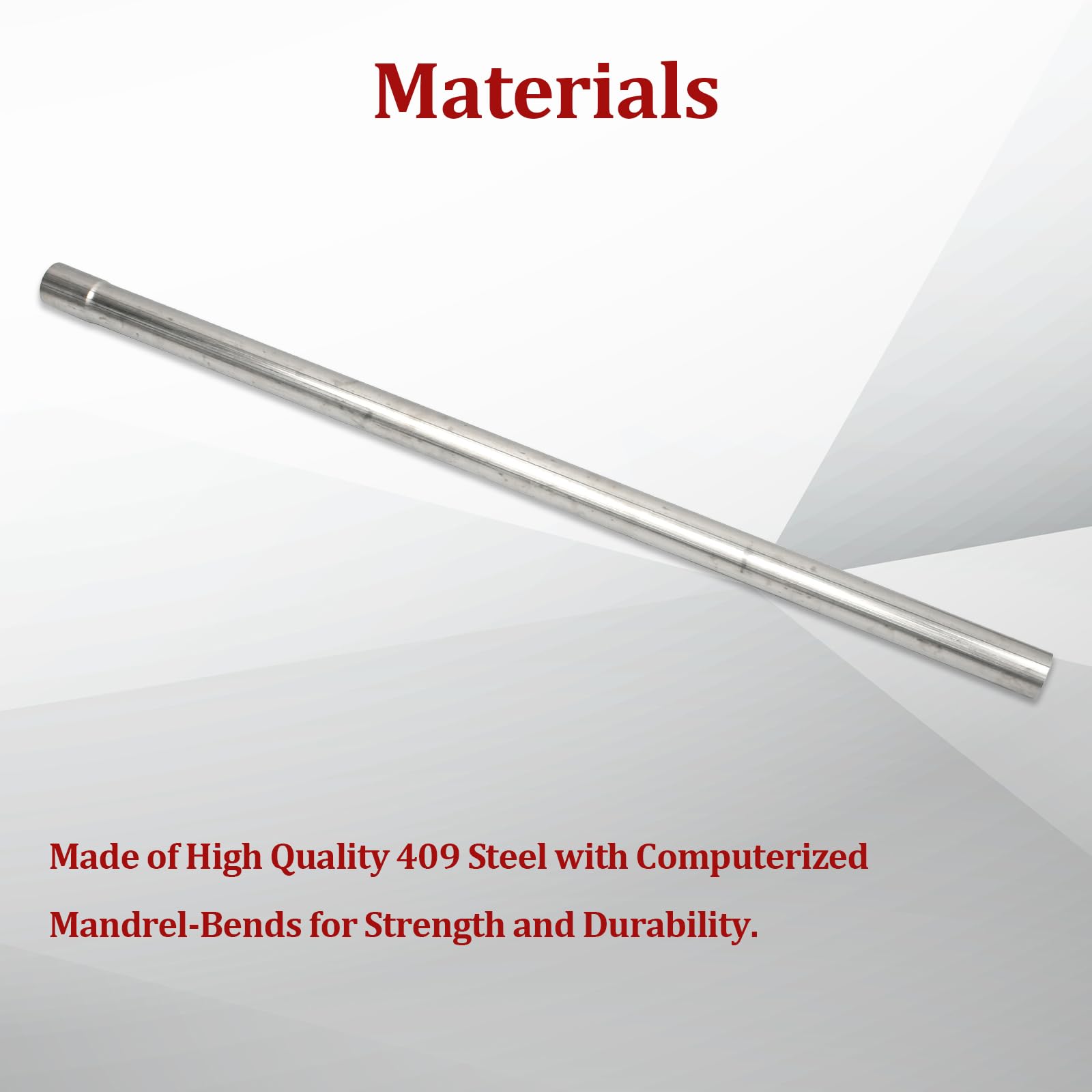 BIGREAT 48-inch length suitable for universal exhaust applications