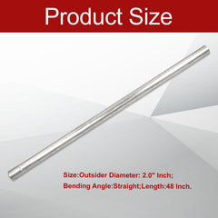 BIGREAT mandrel-bent straight exhaust pipe ensuring smooth interior flow