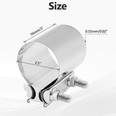 The zinc plated bolt and nut from BIGREAT ensure durable fastening.
