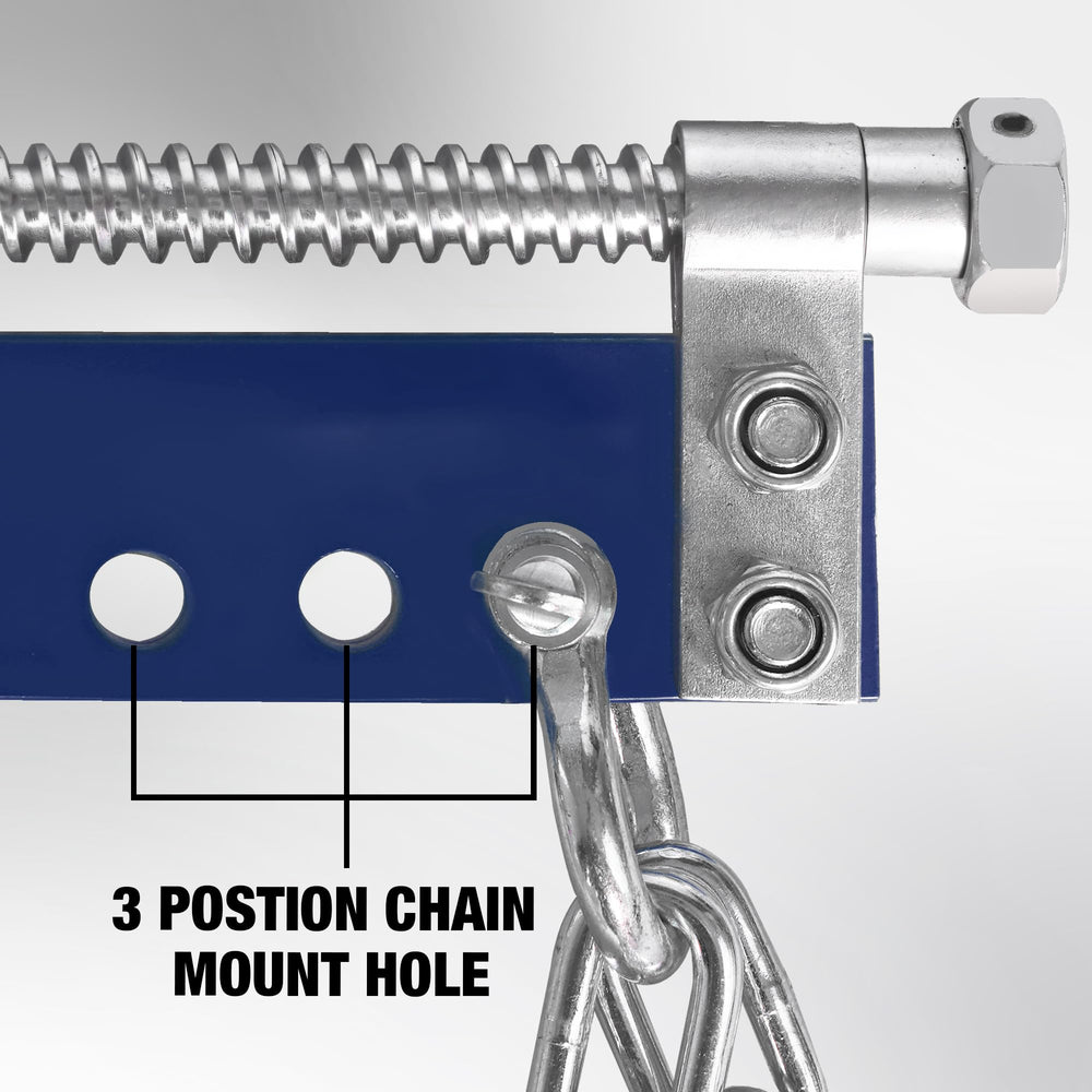 BIG RED AT32100UR four chains with L brackets support versatile engine mounting.
