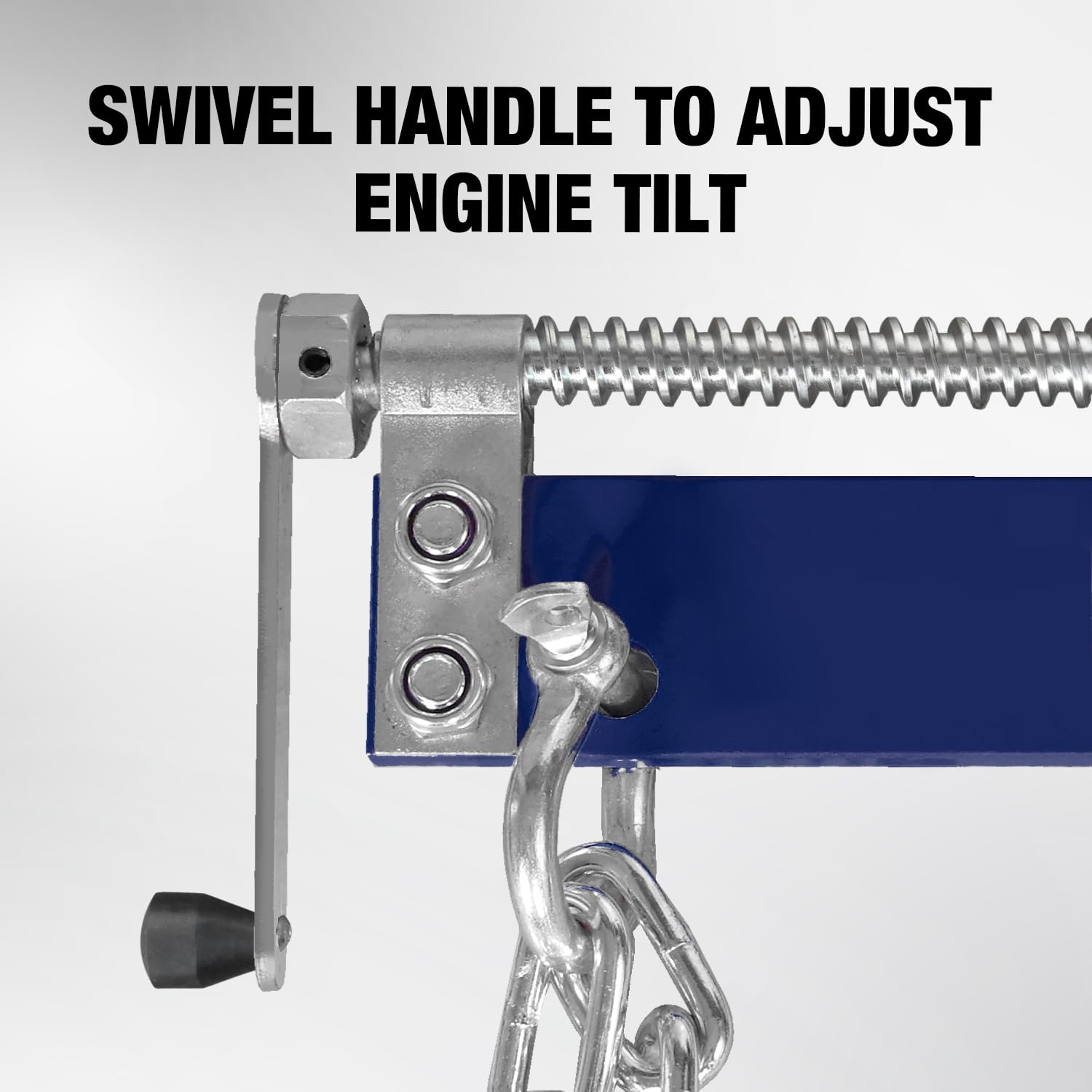 BIG RED AT32100UR three-position chain holes adapt to various engine configurations.