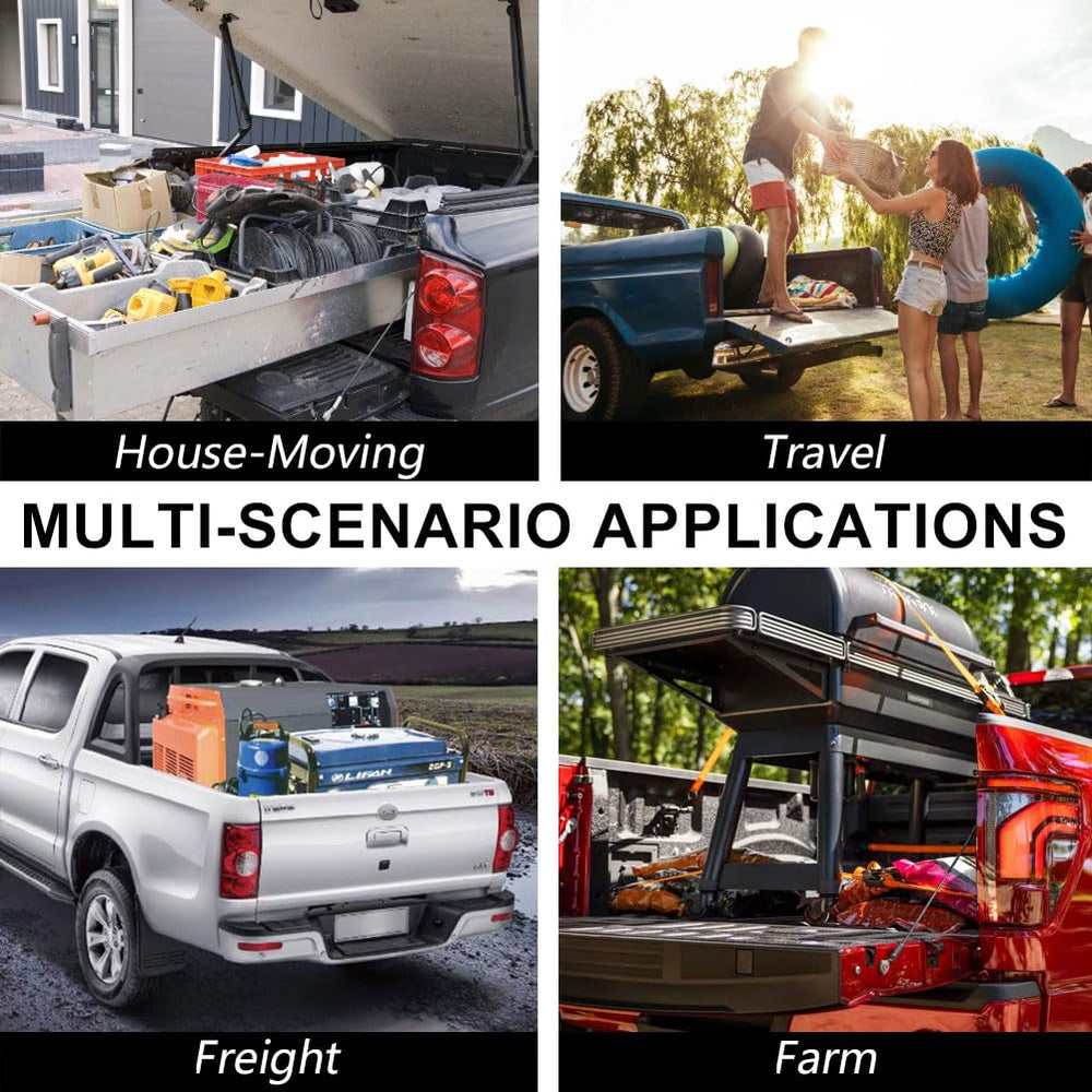 BIHEE F150 and Super Duty compatible plates for secure cargo without sway