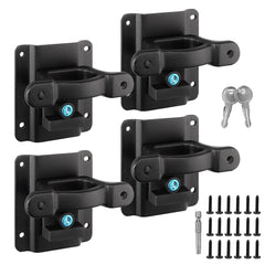 BIHEE tie-down anchors plates 4-pack for secure truck bed cargo