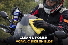Bike Brite MC69000 restores clarity on faceshields and eyewear for safer visibility.