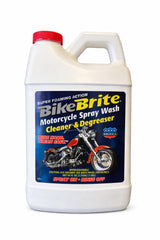 Bike Brite MC44R motorcycle spray wash bottle in blue for easy spray-on cleaning and degreasing.