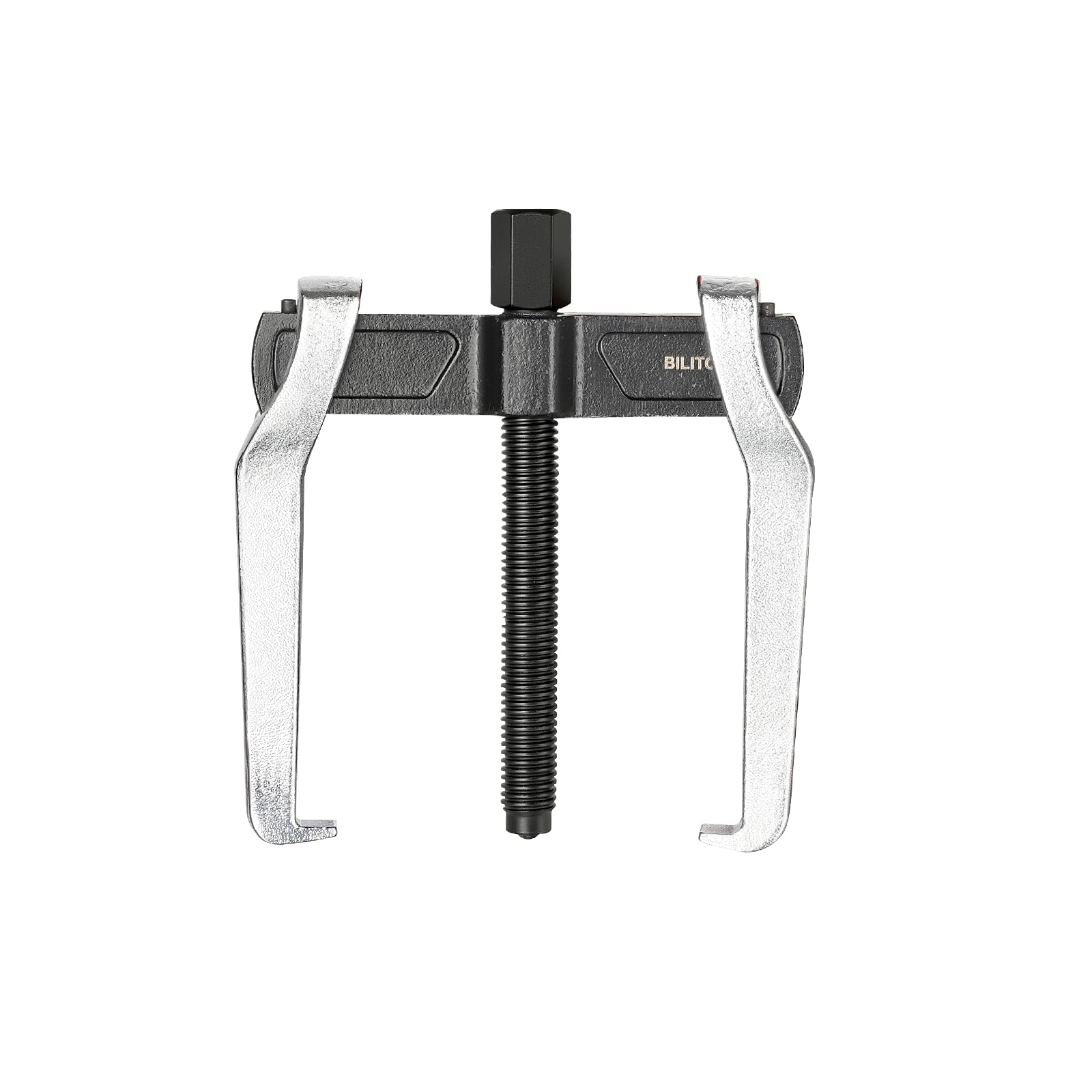 BILITOOLS 4-inch 2-jaw gear puller in action removing a pulley