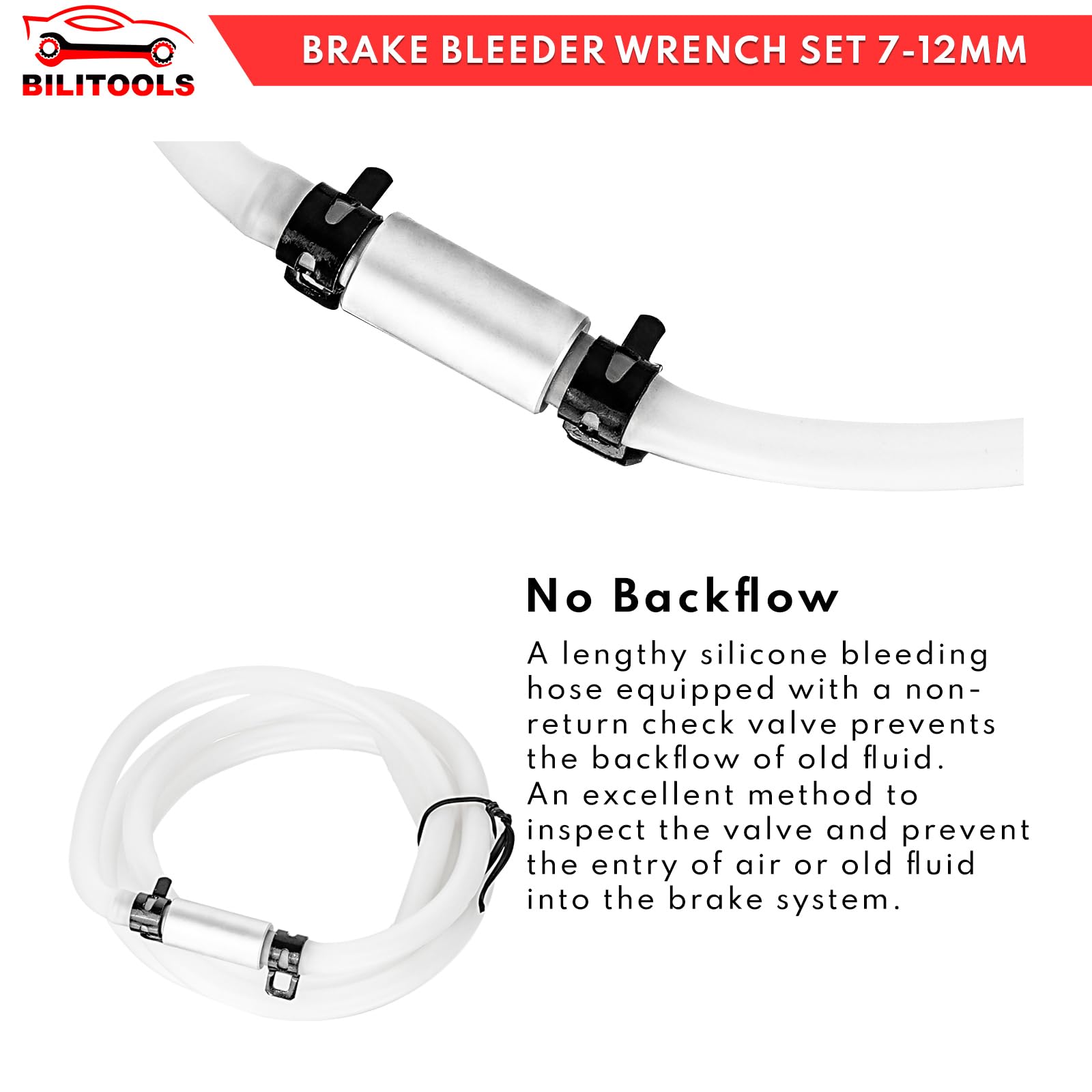 BILITOOLS brake bleeder wrench 11mm in durable case for organization