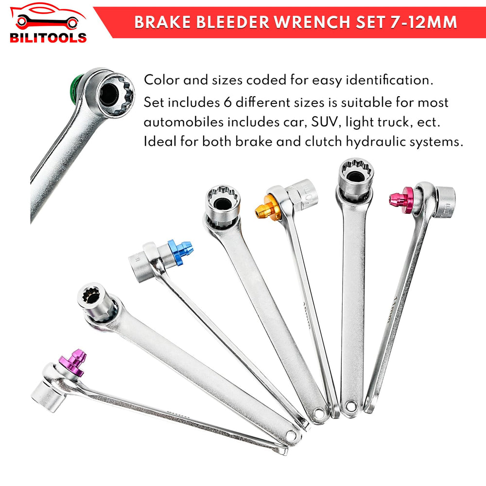 BILITOOLS brake bleeder wrench 12mm versatile caliper and wheel cylinder work