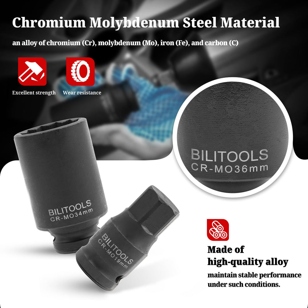 Bilitools steel construction resists wear and heat during tough jobs.