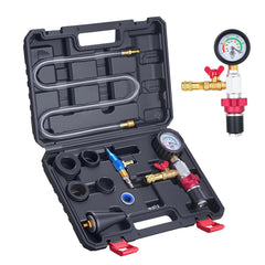 BILITOOLS coolant vacuum refill kit cover shows complete setup for precise engine refills