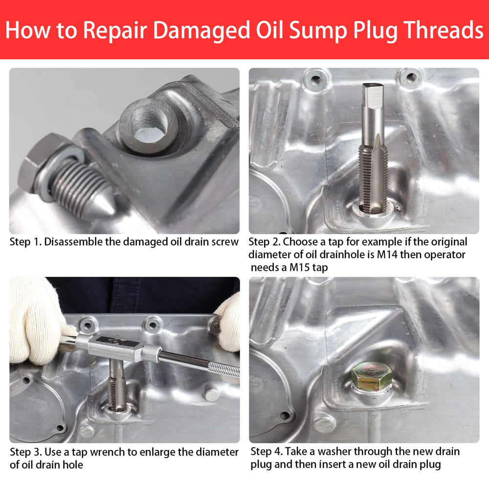BILITOOLS copper washers pack helps seal repaired drain threads
