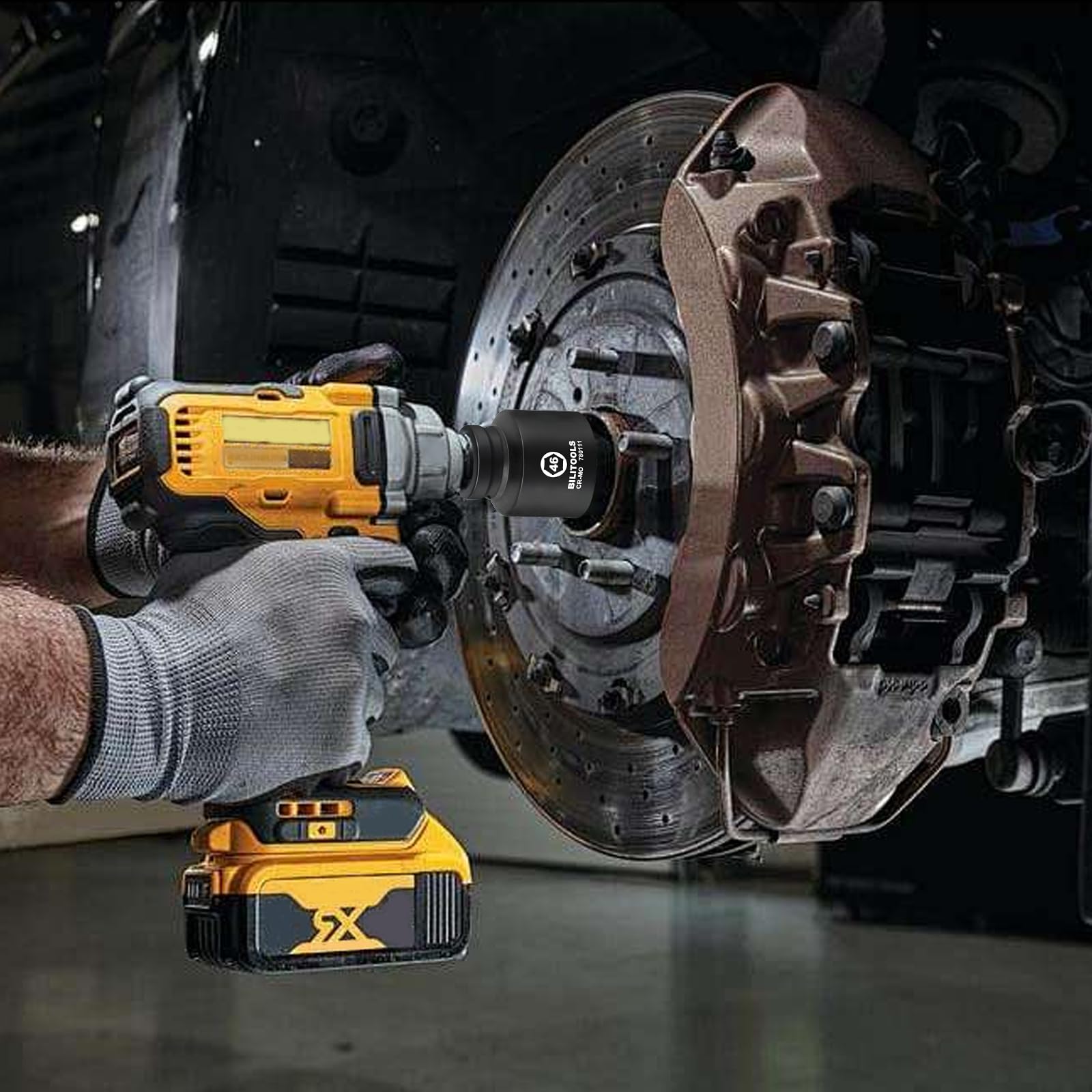 BILITOOLS CR-MO steel socket body delivers rugged durability.