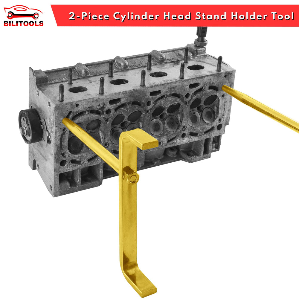BILITOOLS cylinder head stand supports ergonomic workflow with improved access to the head.