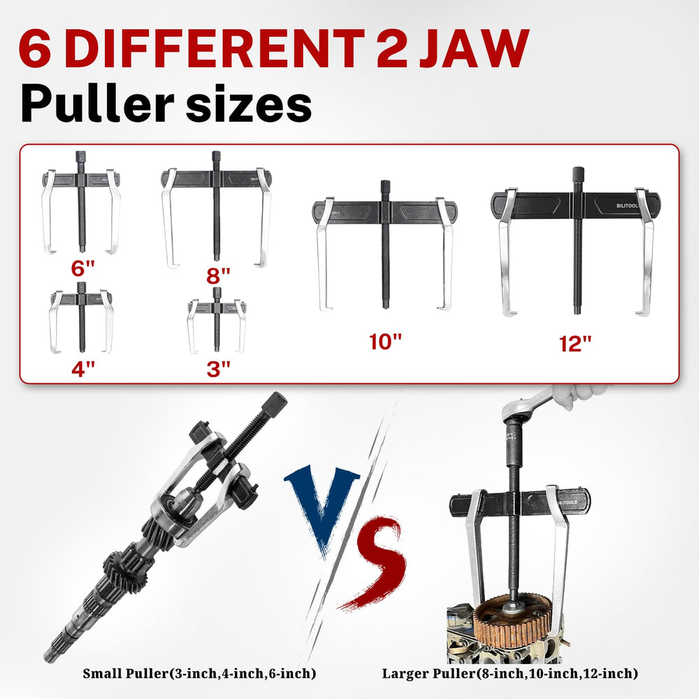 BILITOOLS gear puller suitable for flywheels and pulleys