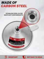 BILITOOLS hanging hook keeps funnel stable and organized.
