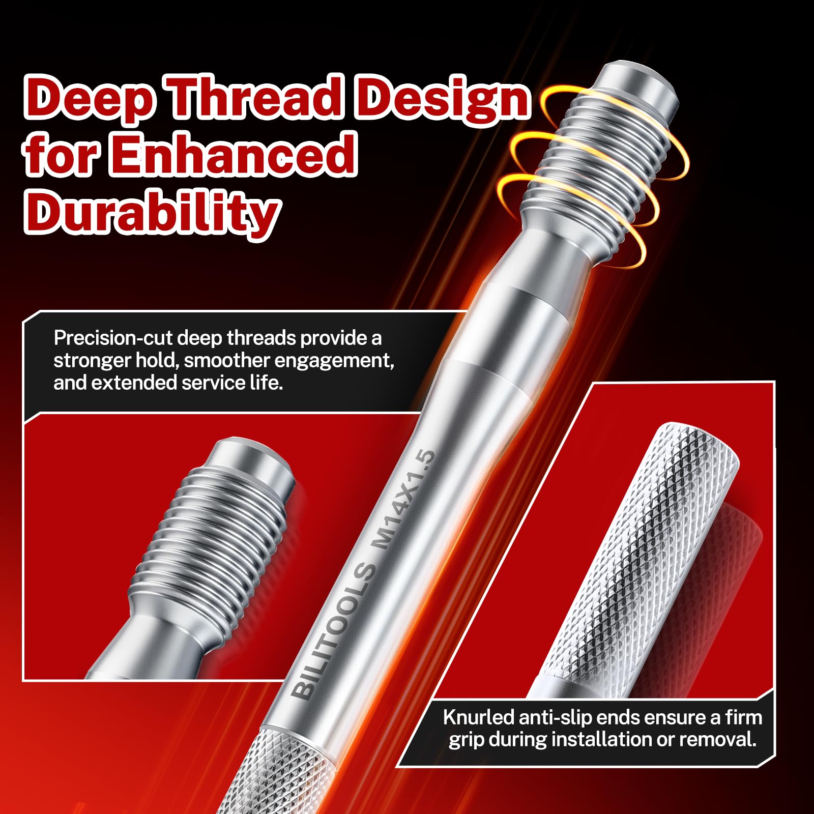 BILITOOLS heavy-duty alloy steel construction for durable shop performance.