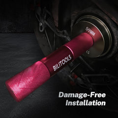 BILITOOLS knurled handle with non-slip grip for precise control.