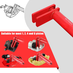 BILITOOLS precision-threaded caliper compressor with reinforced T-handle for steady retraction.