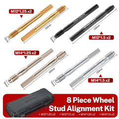 BILITOOLS wheel hanger pin M12x1.5 stabilizes wheel mounting during lug bolt work.