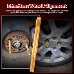 BILITOOLS wheel hanger pin M14x1.25 supports precise hub engagement during brake tasks.