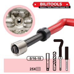 BILITOOLS 304 stainless thread inserts boost durability for varied metals.