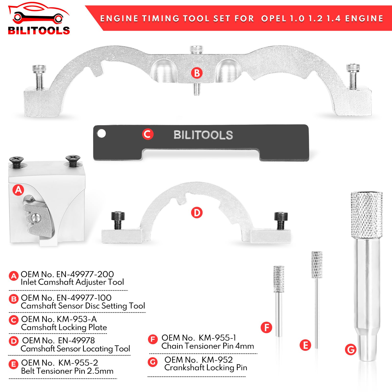 Bilitoools camshaft sensor disc setting tool for accurate reference points