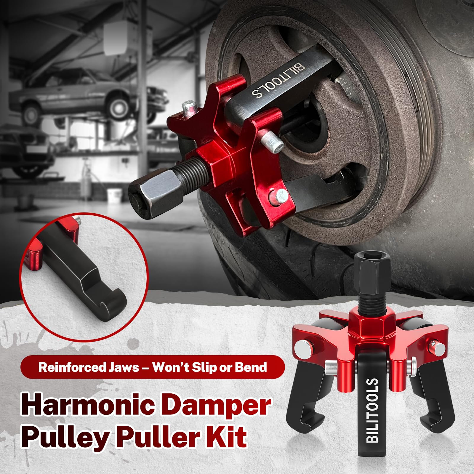 Bilitoools kit built from heavy-duty 45# steel with corrosion-resistant finish