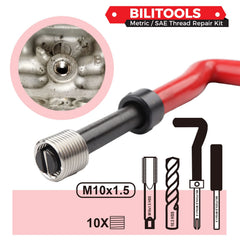 BILITOOLS M10x1.5 tap for clean internal threads in metal and composites