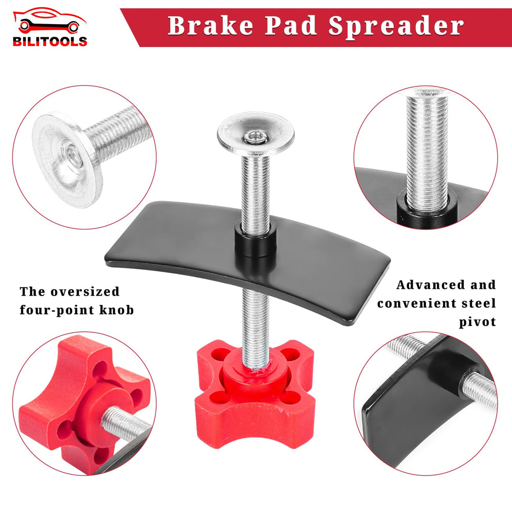 BILITOOLS pentagonal knob provides smooth, burr-free operation during compression.