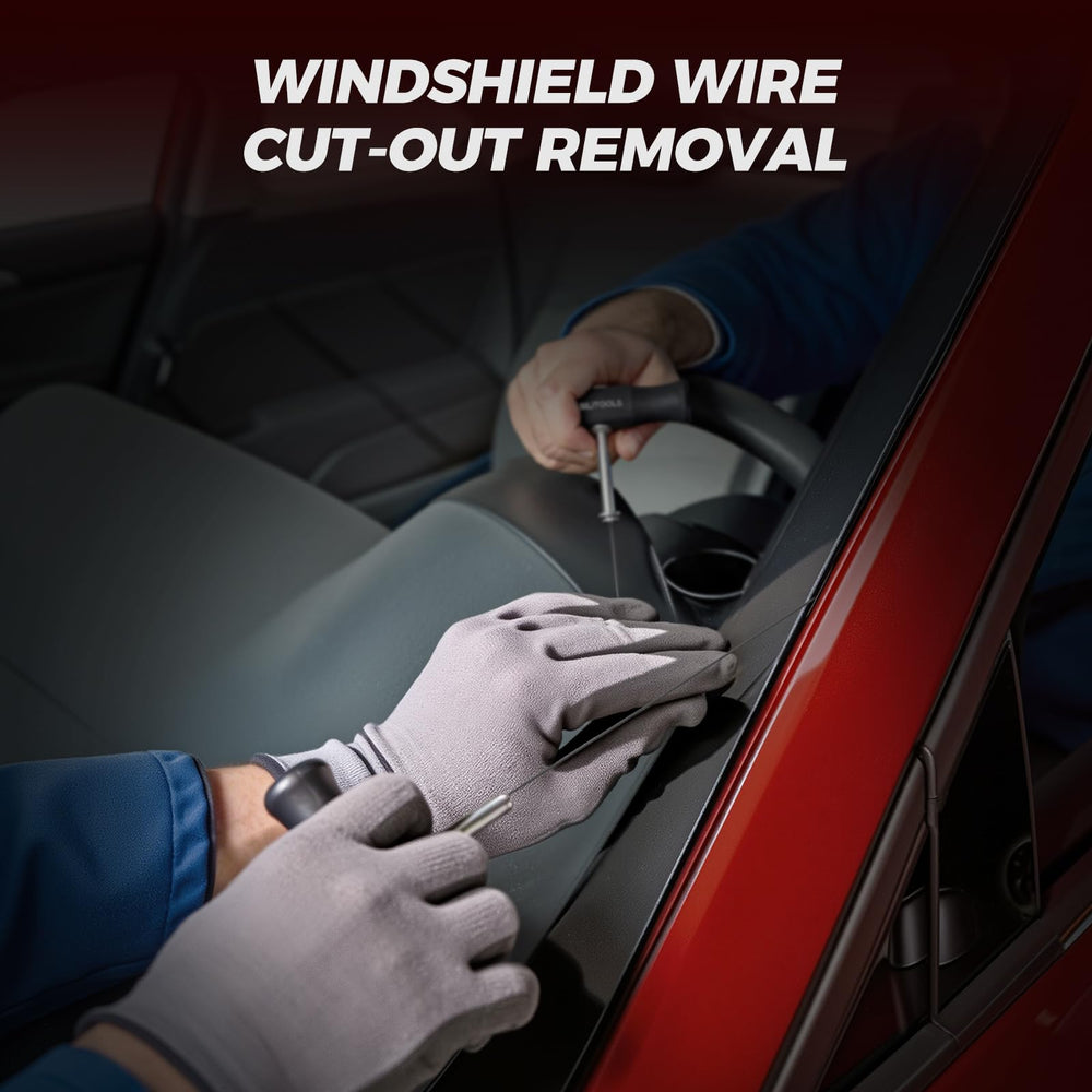 BILITOOLS pull rope supports controlled windscreen loosening
