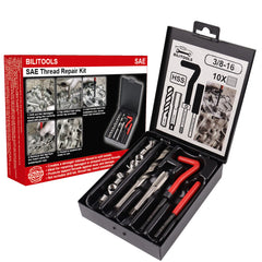 BILITOOLS thread repair kit case showing organized tools for quick field repairs.
