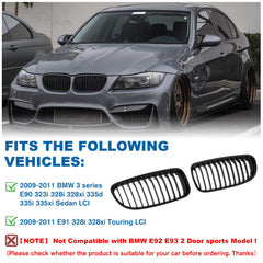 BILLDIO E90 grille demonstrates easy installation for 2009-2011 BMW 3 Series