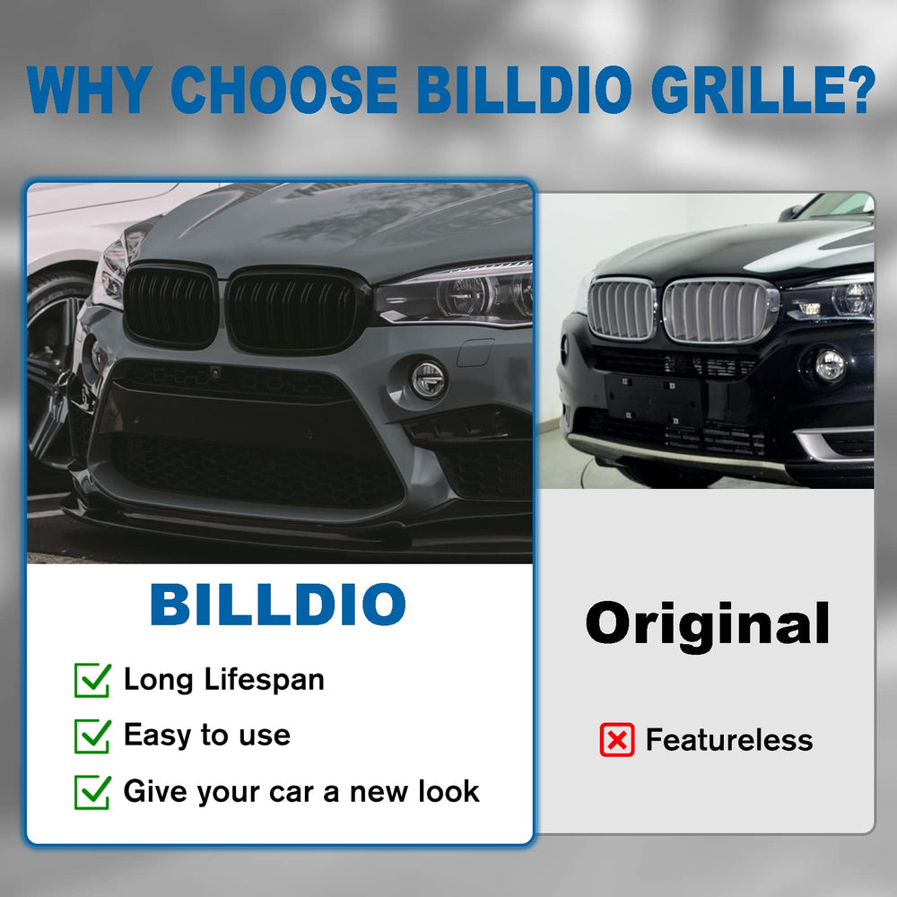 BILLDIO X5 F15 grille easy install steps overview