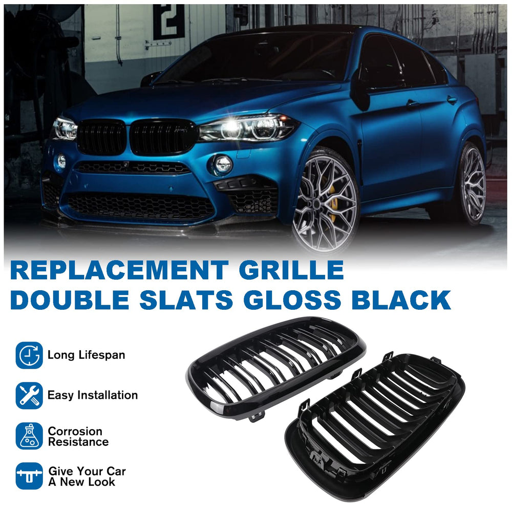 BILLDIO X5 F15 grille front view showing bold styling