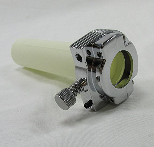 Billet Proof Designs chrome cable housing clamp highlights OEM-style finish.