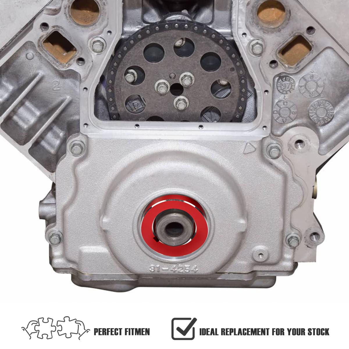 BILLFARO two-keyways design supports single or dual-key crankshafts.