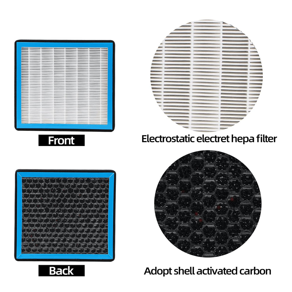 Billowy CF10285 mid-filter core assembly with melt blown and HEPA layers.