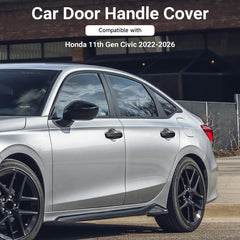 BILOPER ABS door handle protector for Civic enhances durability in extreme temperatures.