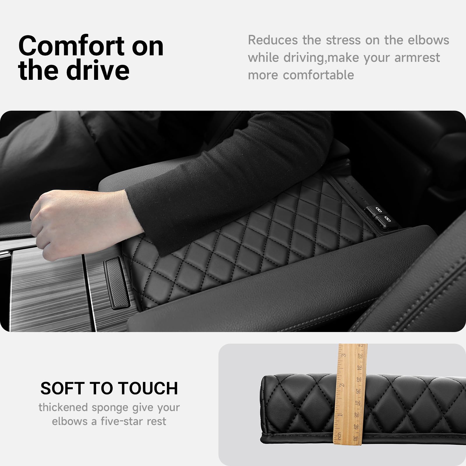 Easy installation keeps the console cover securely in place during daily use.