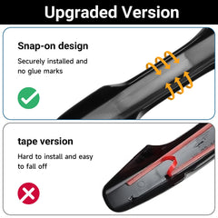 BILOPER snap-on installation door handle cover requires no tools.