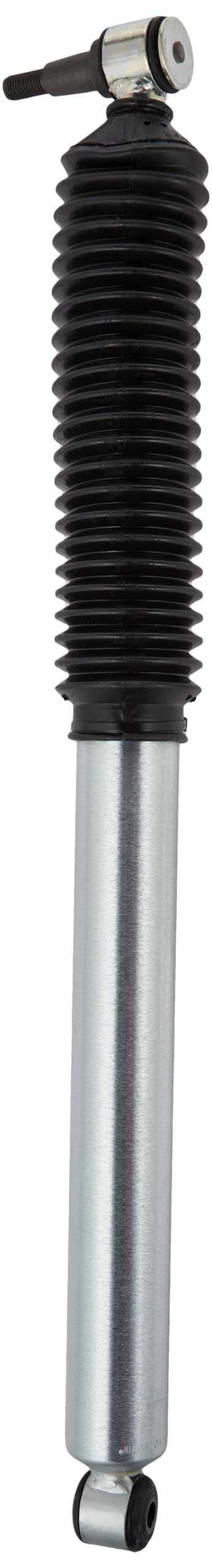 Bilstein 5100 front steering stabilizer fitment for Ford Super Duty enhances control and ride comfort.