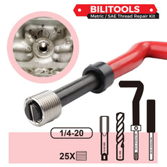 BILITOOLS 304 stainless thread inserts for longer-lasting threads