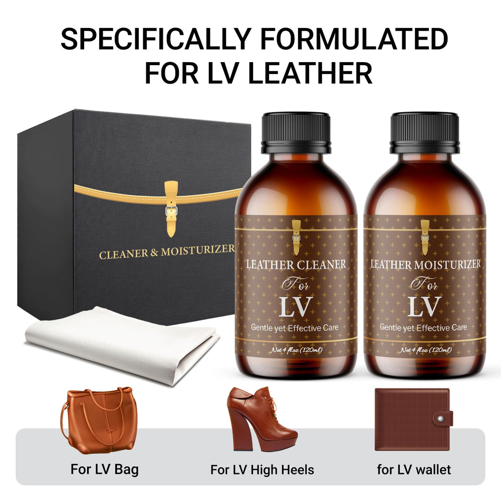 Bingbrofam leather moisturizer bottle restores natural oils for supple leather