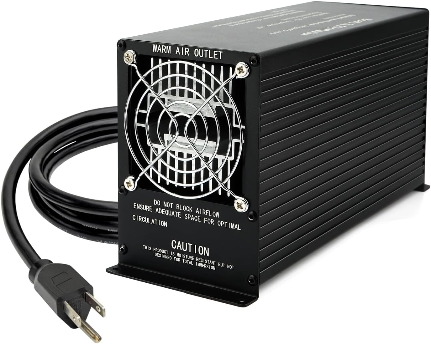Binmaton bilge heater 800W with PTC element for cold protection in maritime spaces
