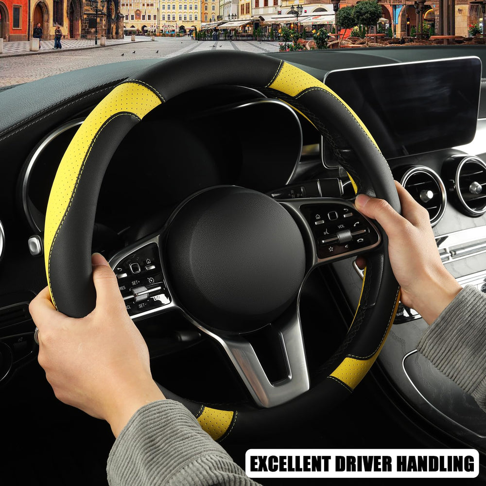 Binsheo universal 15-inch fit covers most cars for flexible use.