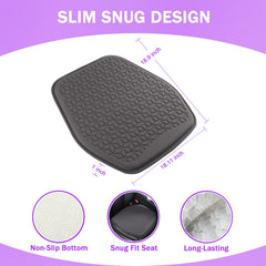 Binsheo thin gel seat cushion on an office chair supports long work sessions