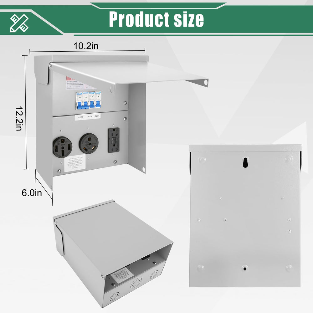 Binwacool lockable RV panel door enhances security at outdoor locations.